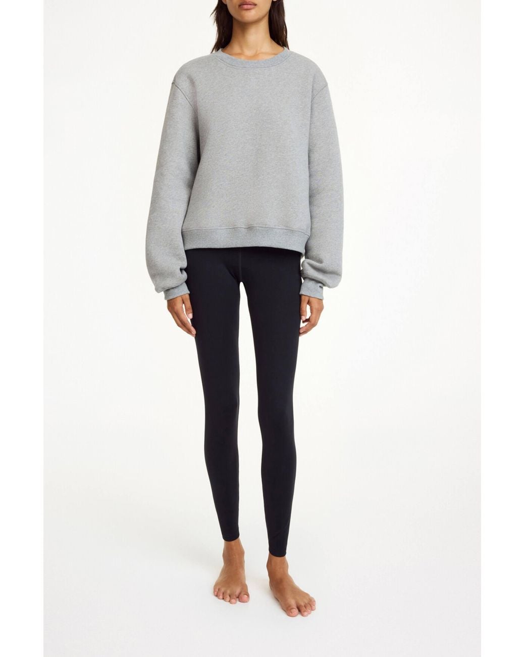 By Malene Birger Gray Apalia Organic Cotton Sweatshirt