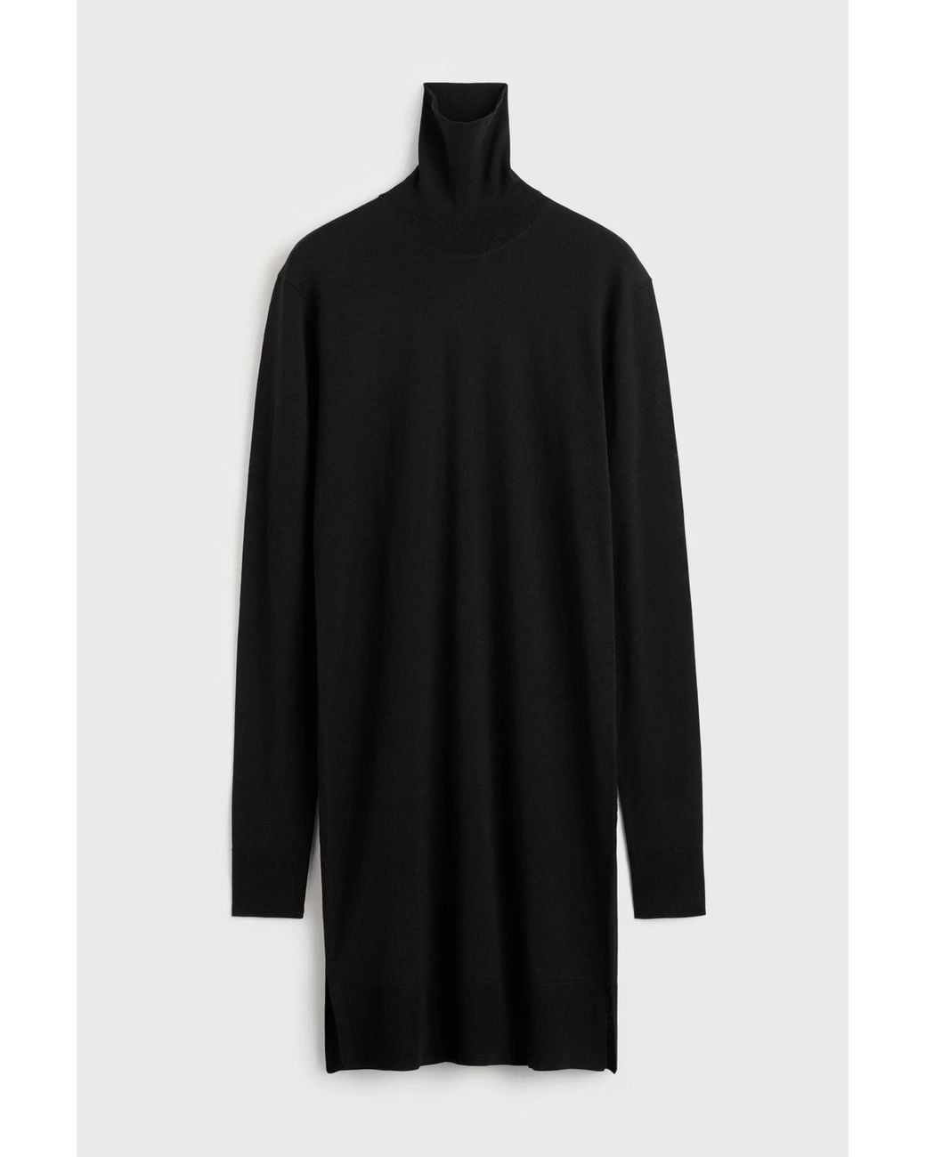 Totême Black Turtleneck Dress