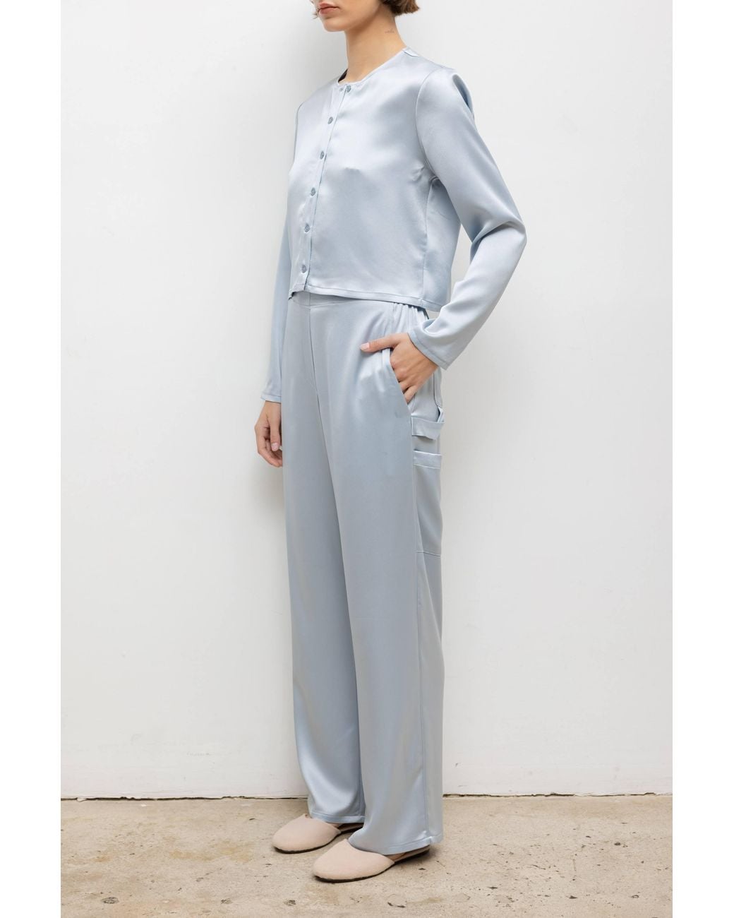 Leset Blue The Barb Painter Pant