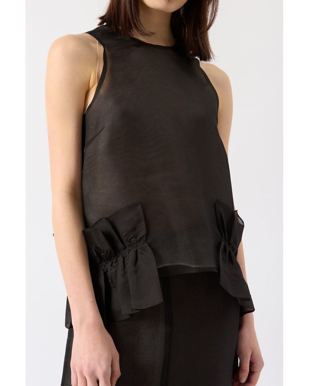 BITE STUDIOS Black Frill Top