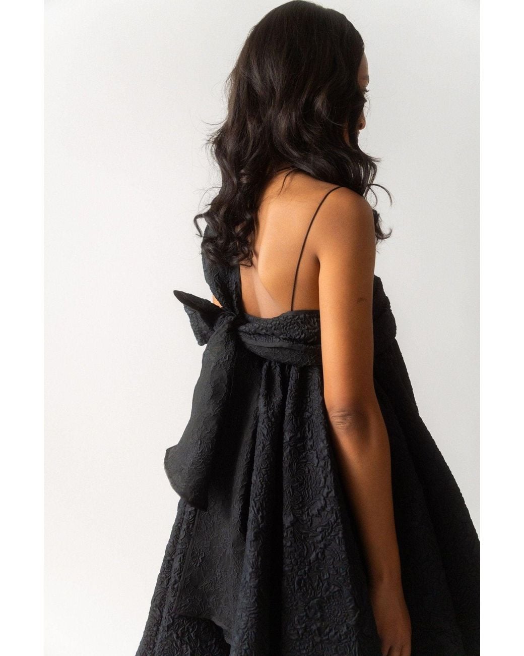 CECILIE BAHNSEN Black Victoria Dress