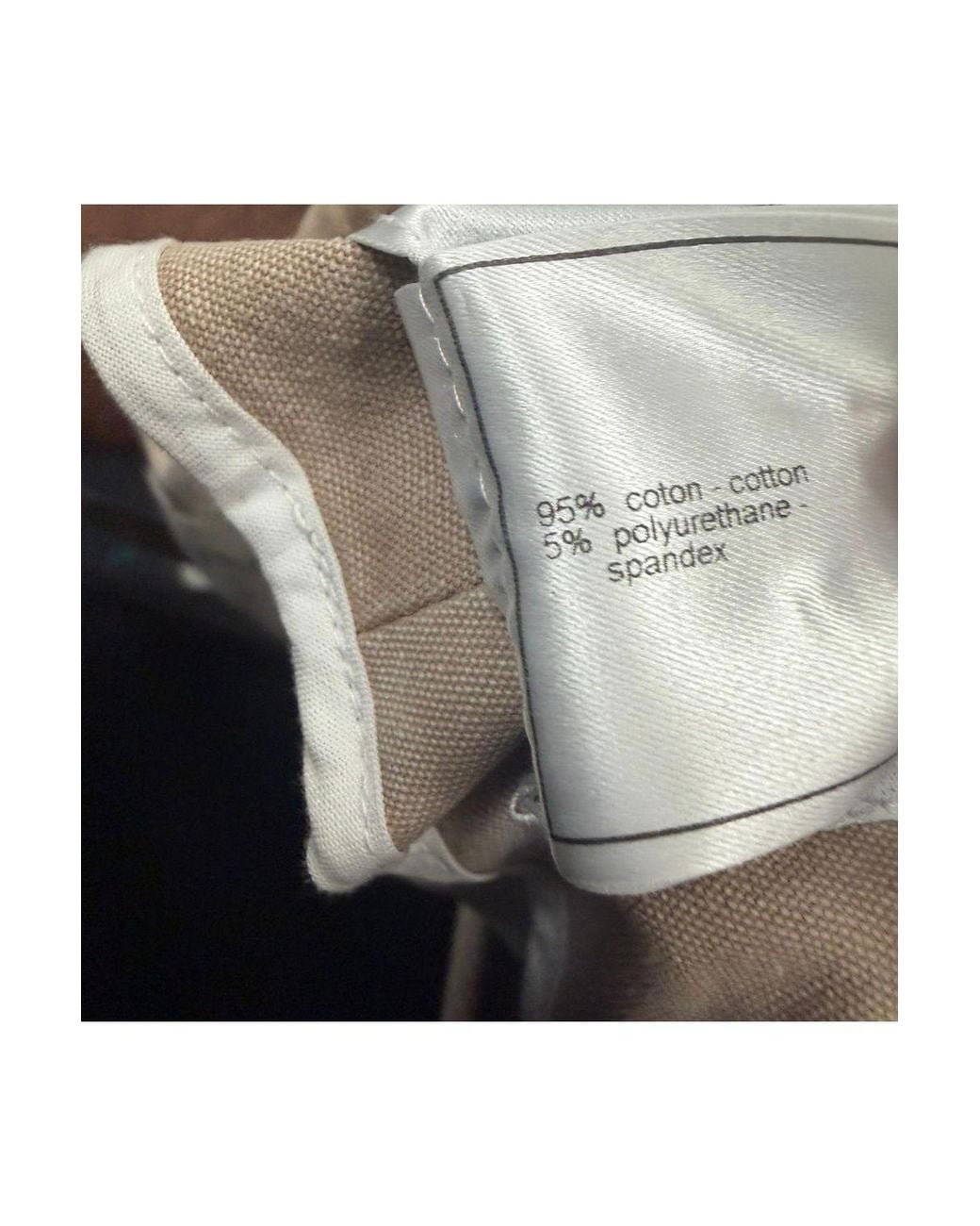 Chanel Brown Zip-Up Denim Jacket