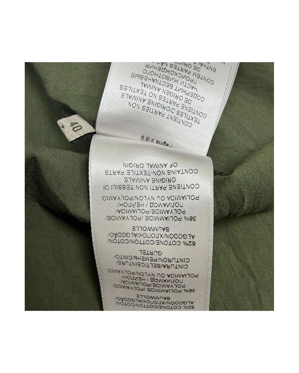 Bottega Veneta Green Double-Breasted Sleeveless Trench Coat