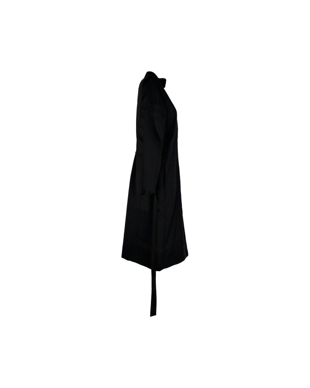 Dolce & Gabbana Black Dolce & Gabbana Belted Trench Coat