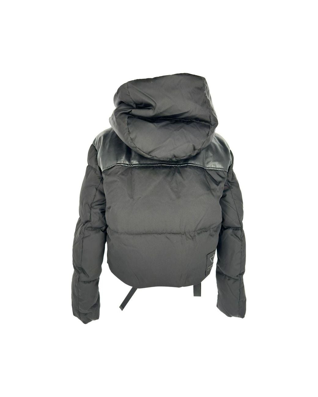 Prada Black Re-Nylon Cropped Down Jacket
