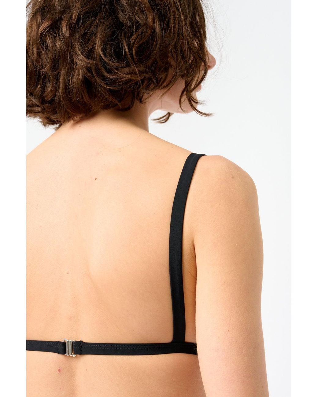 Totême Black Triangle Bikini Top