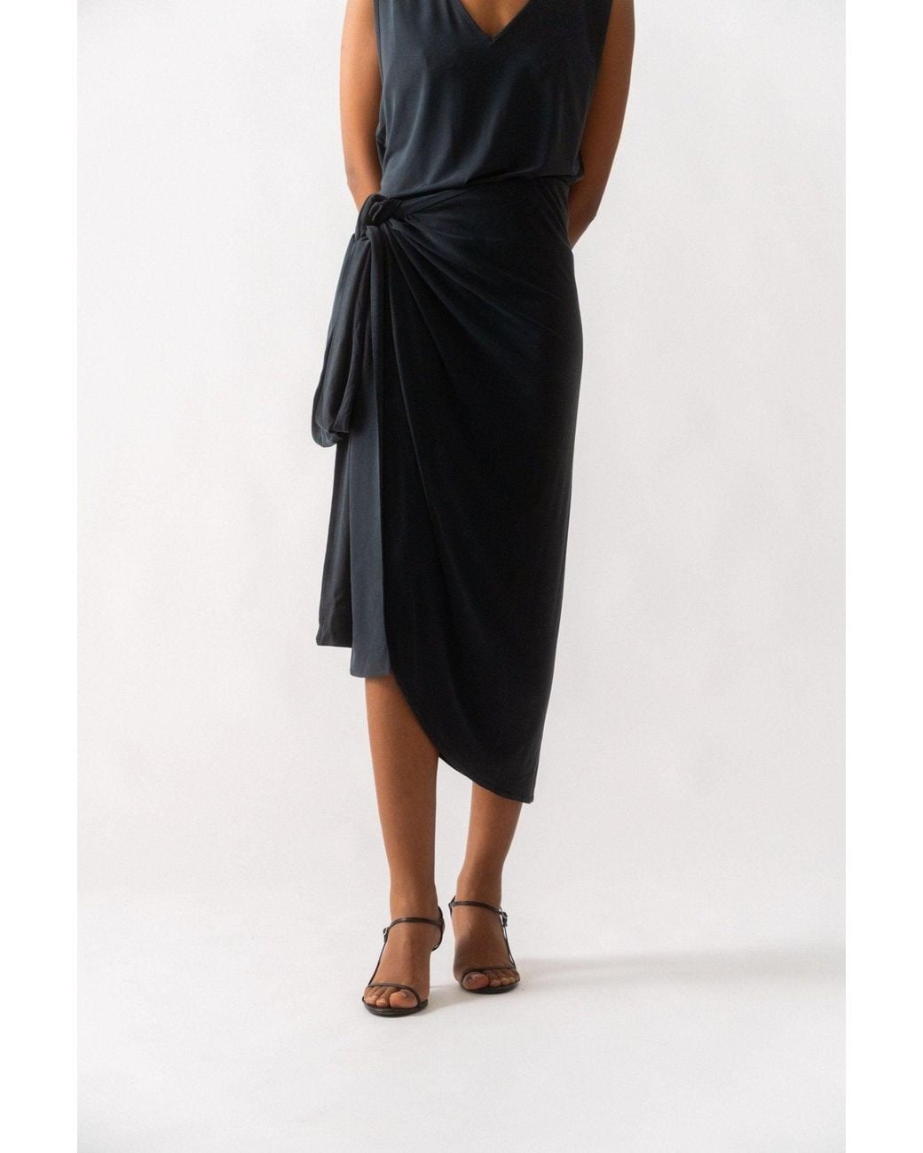 NINETY PERCENT Black Tropez Skirt