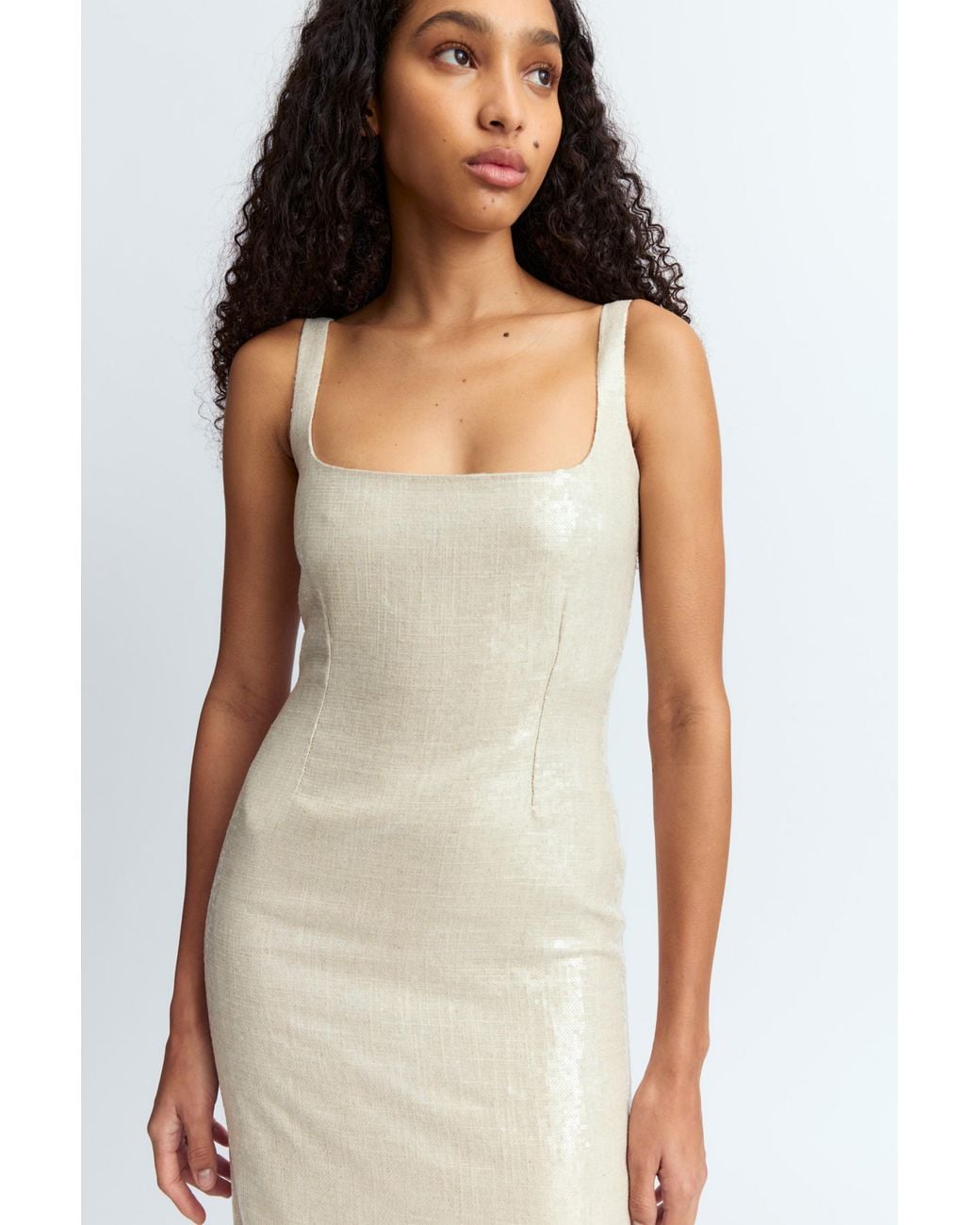 16Arlington Natural Sidd Midi Dress