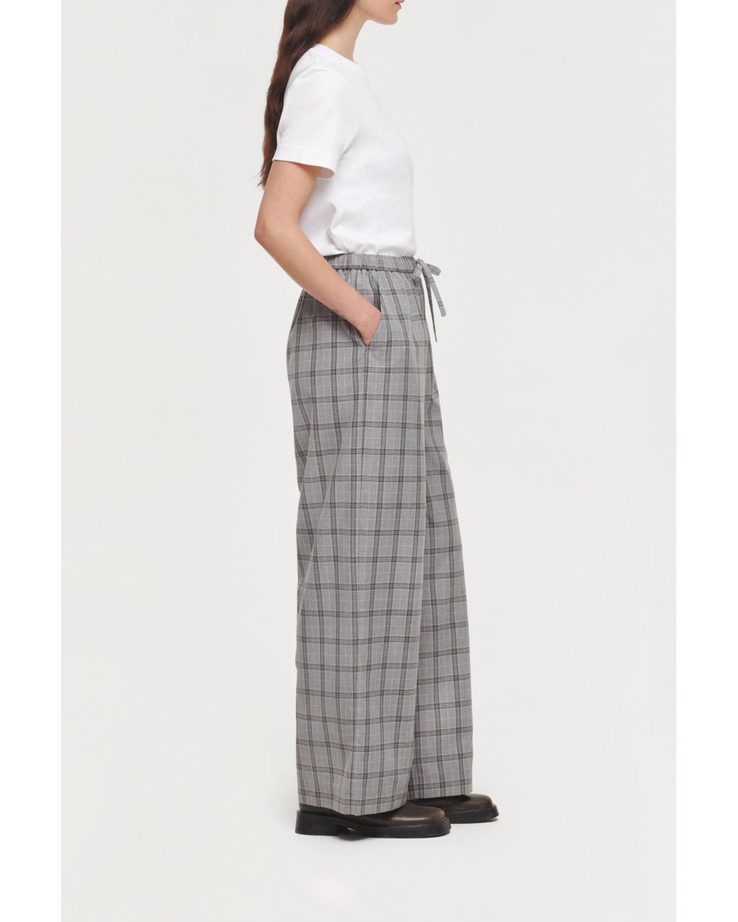 ALIGNE Gray Dariel Drawstring Trouser