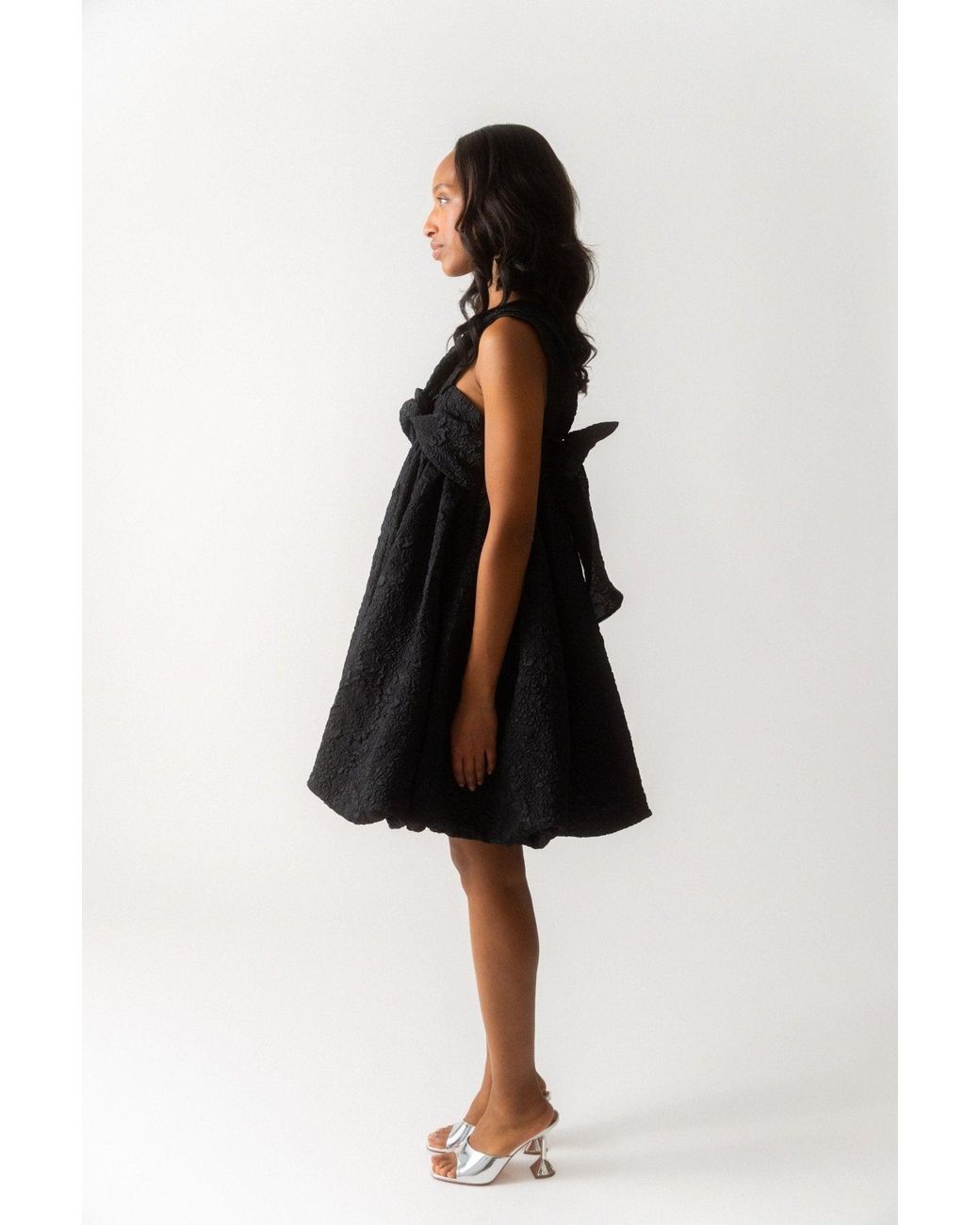 CECILIE BAHNSEN Black Victoria Dress