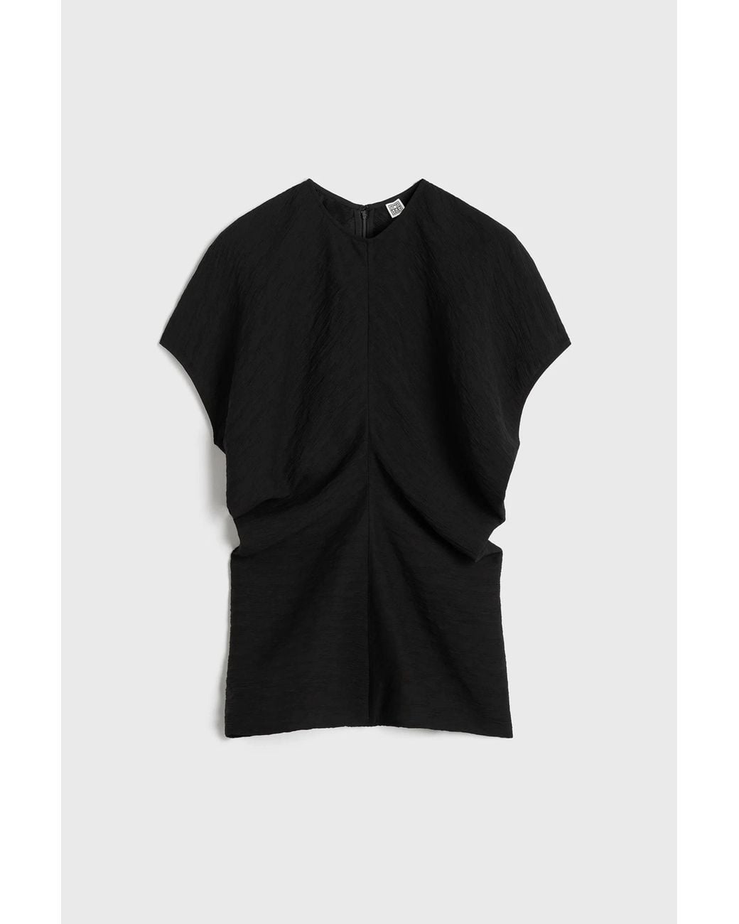 Totême Black Slouch Waist Top
