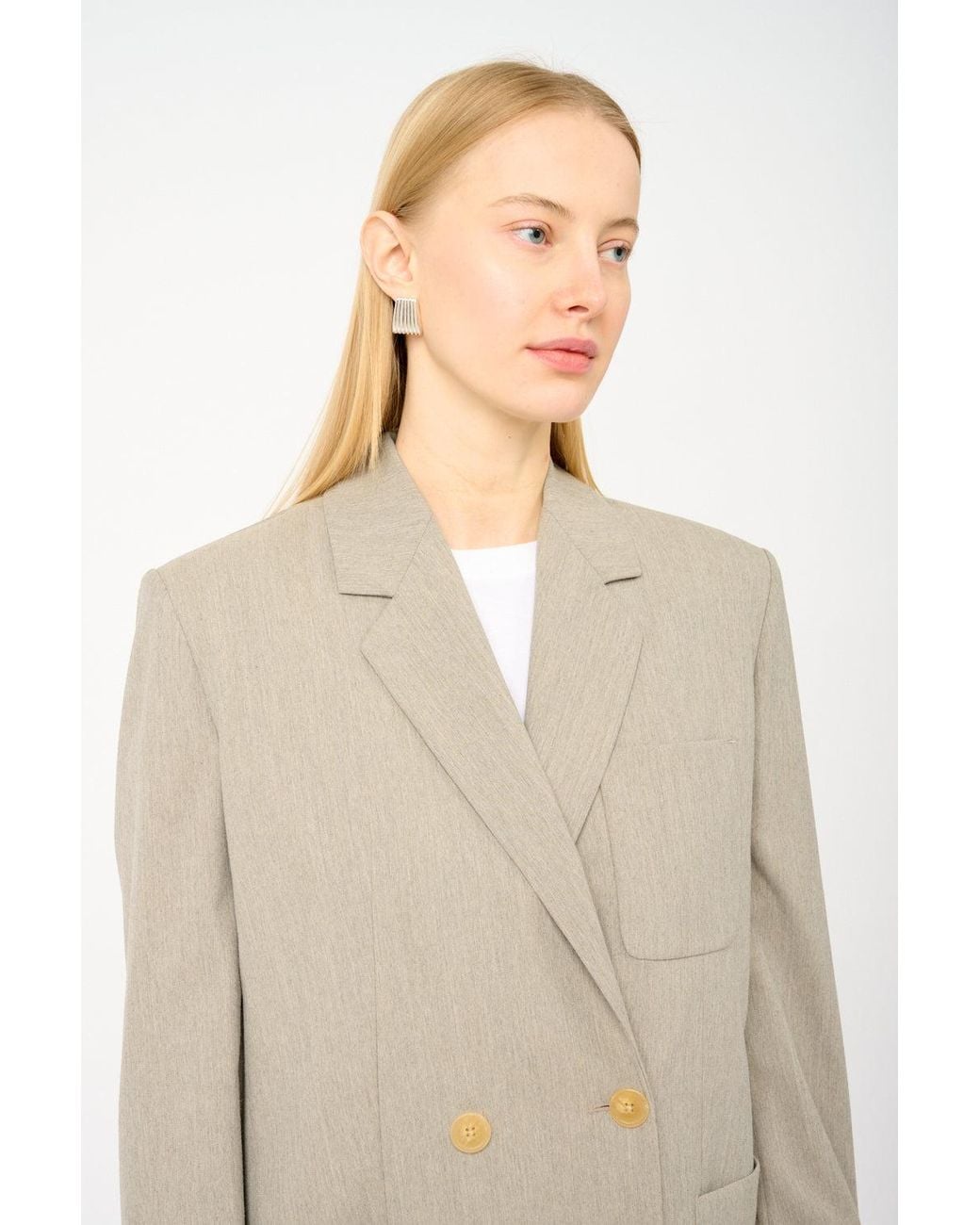 By Malene Birger Natural Railey Blazer
