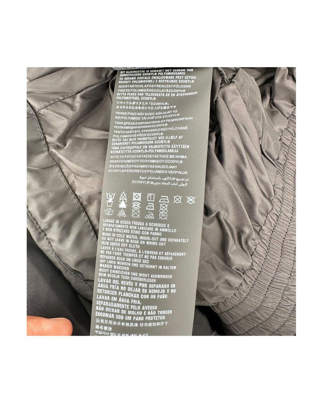 Prada Black Re-Nylon Cropped Down Jacket
