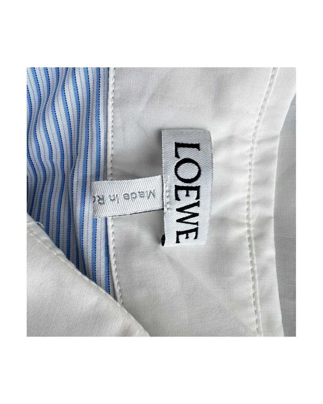 Loewe Blue Pinstriped Button-Down Shirt