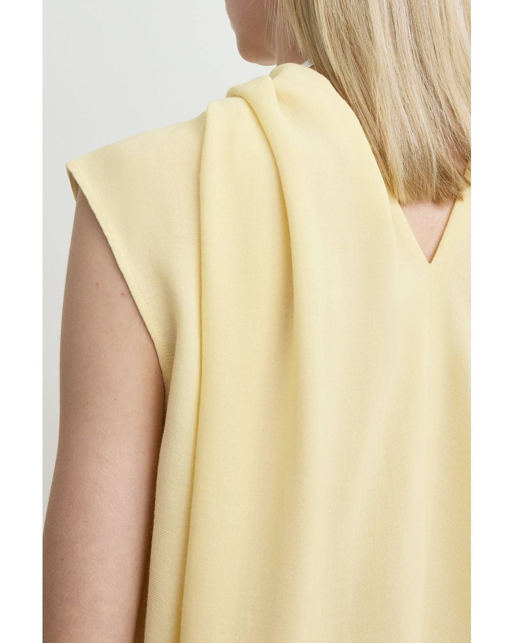 Totême Natural Cocoon Cape Blouse