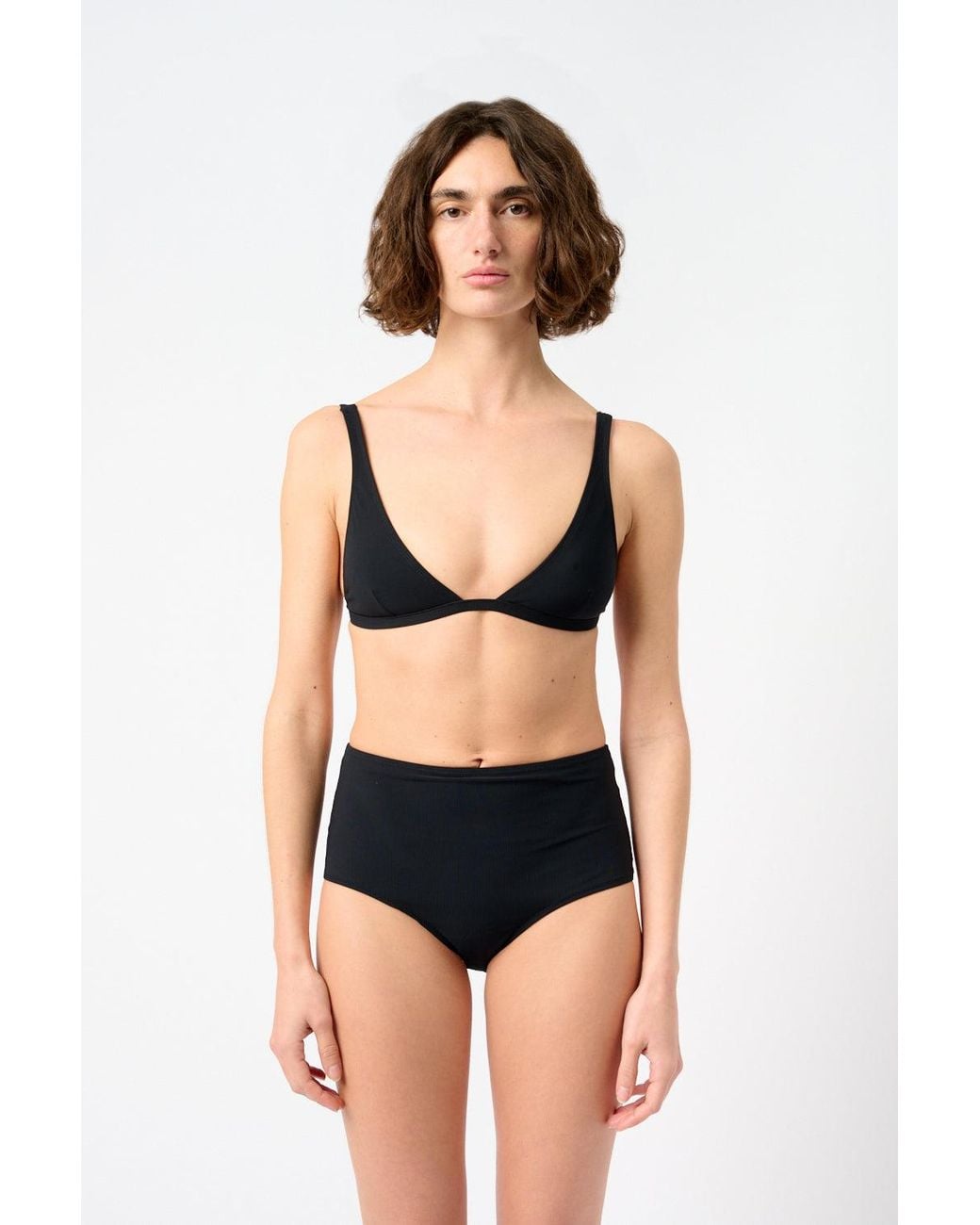 Totême Black High Bikini Briefs