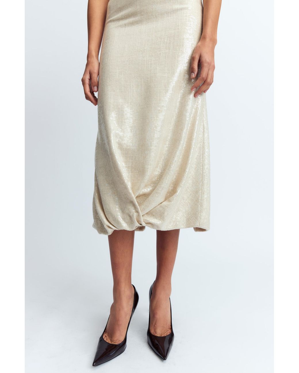 16Arlington Natural Sidd Midi Dress