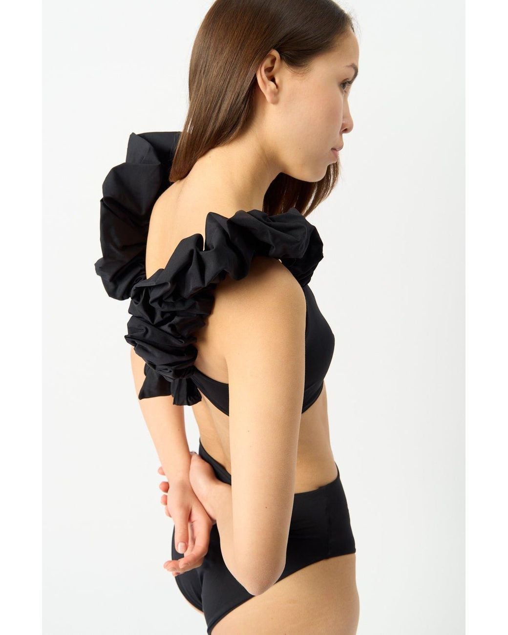 Maygel Coronel Black Cotta Bikini