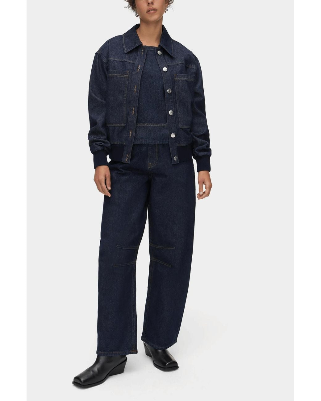 ALIGNE Blue Sasha Denim Jacket
