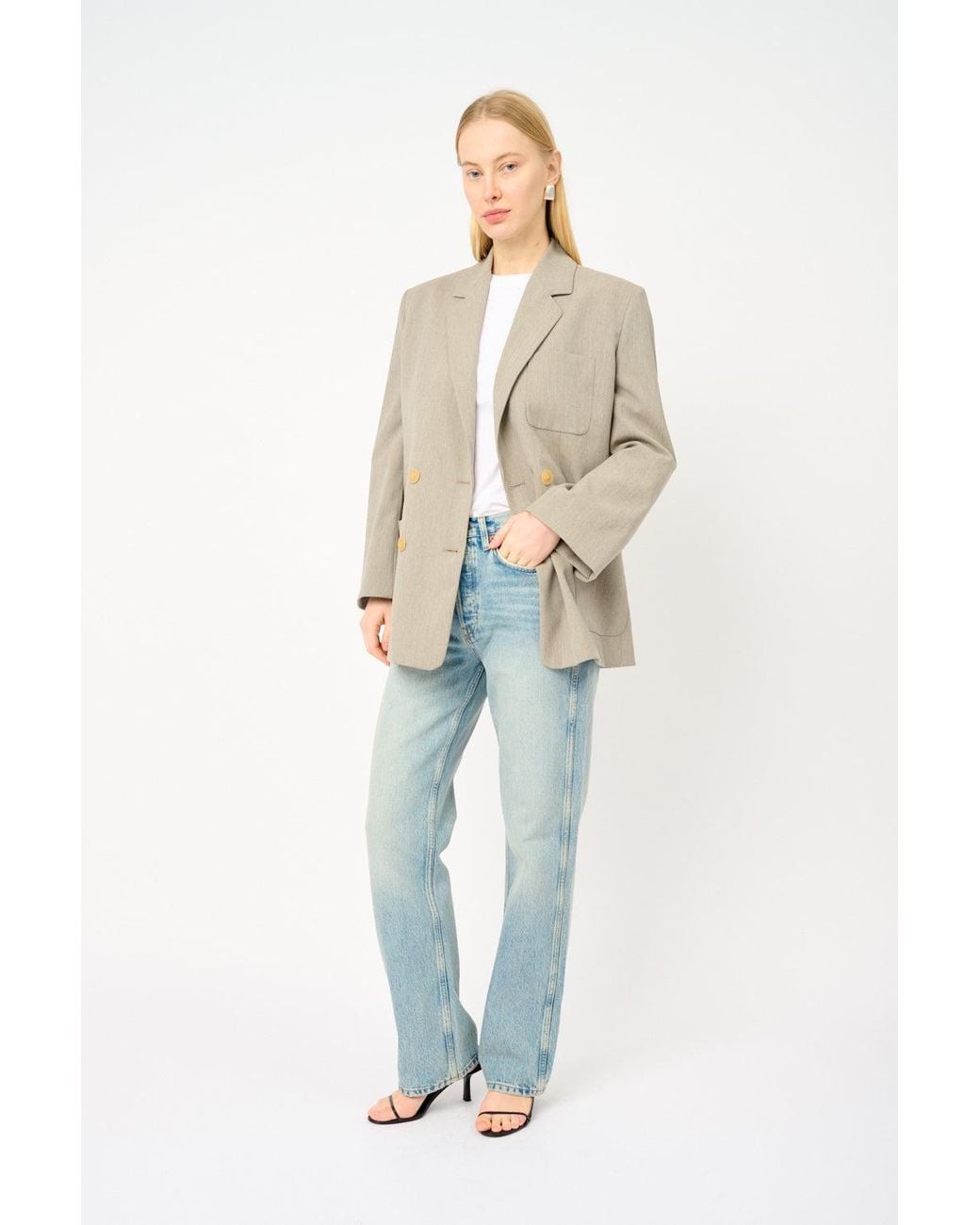 By Malene Birger Natural Railey Blazer