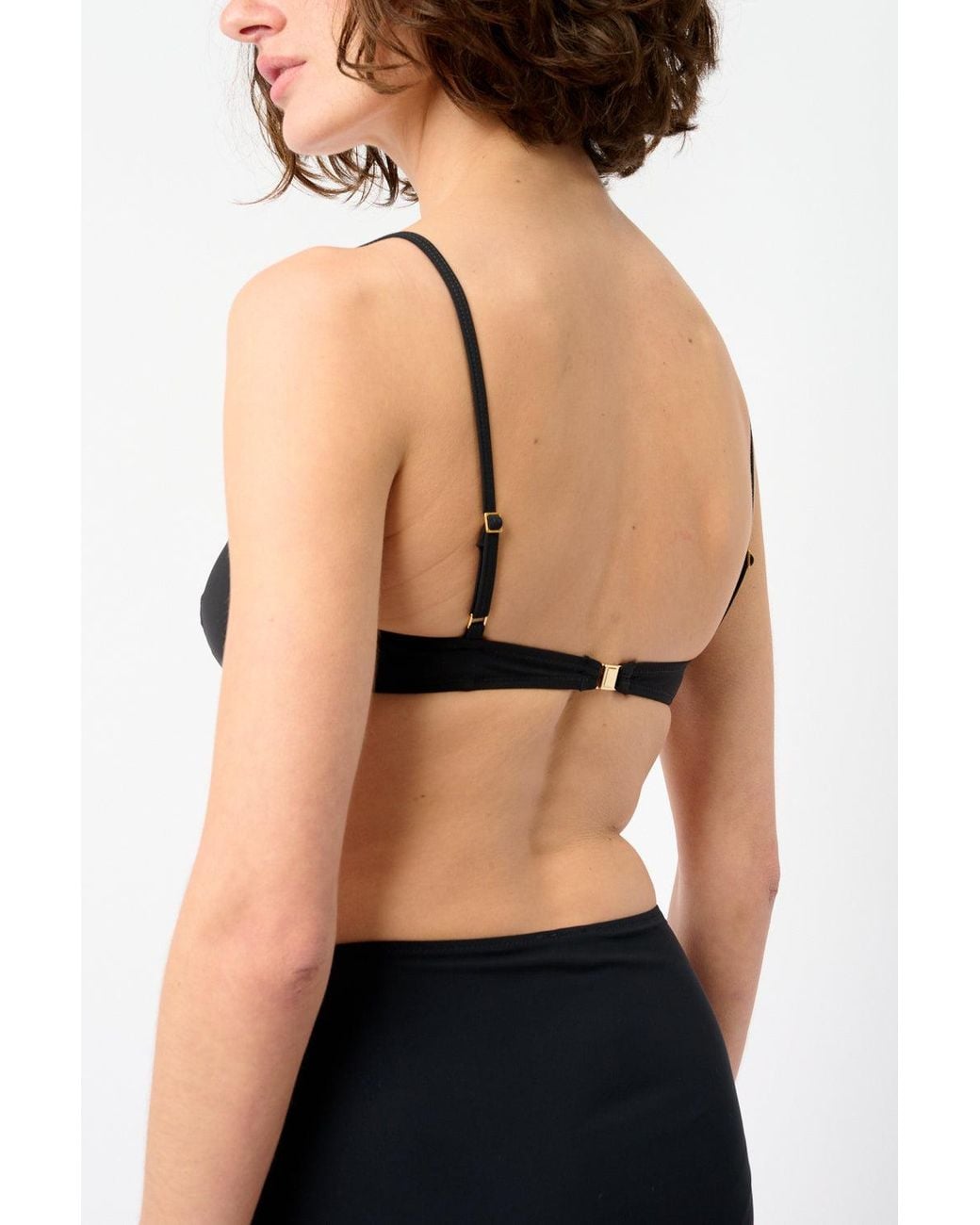 Totême  Black Bra Bikini Top