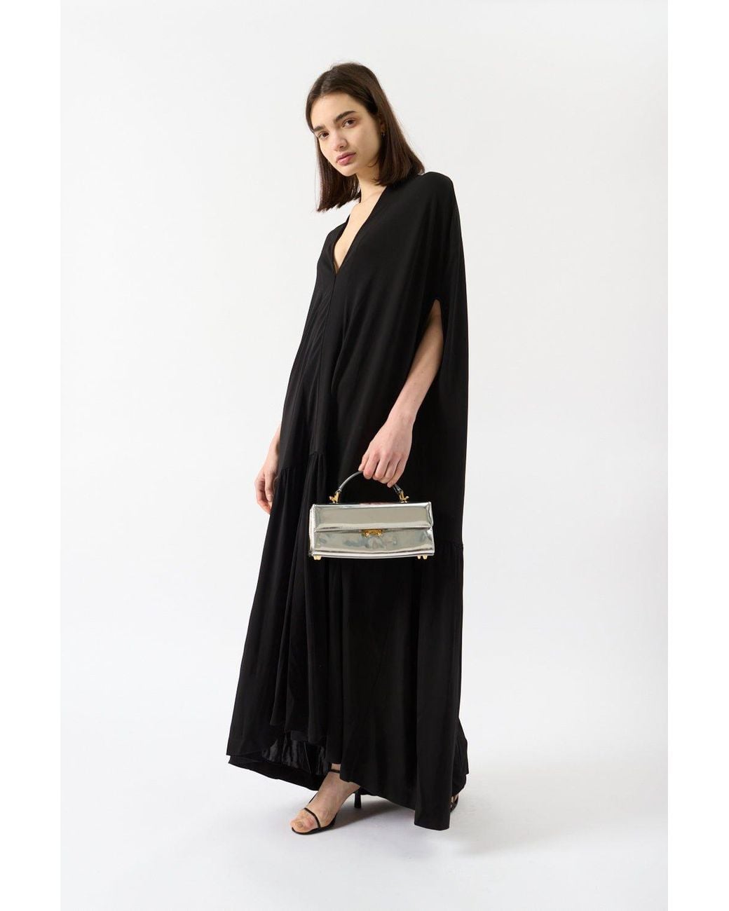 BITE STUDIOS Black Poncho Dress