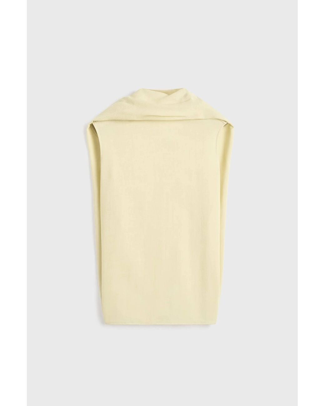 Totême Natural Cocoon Cape Blouse