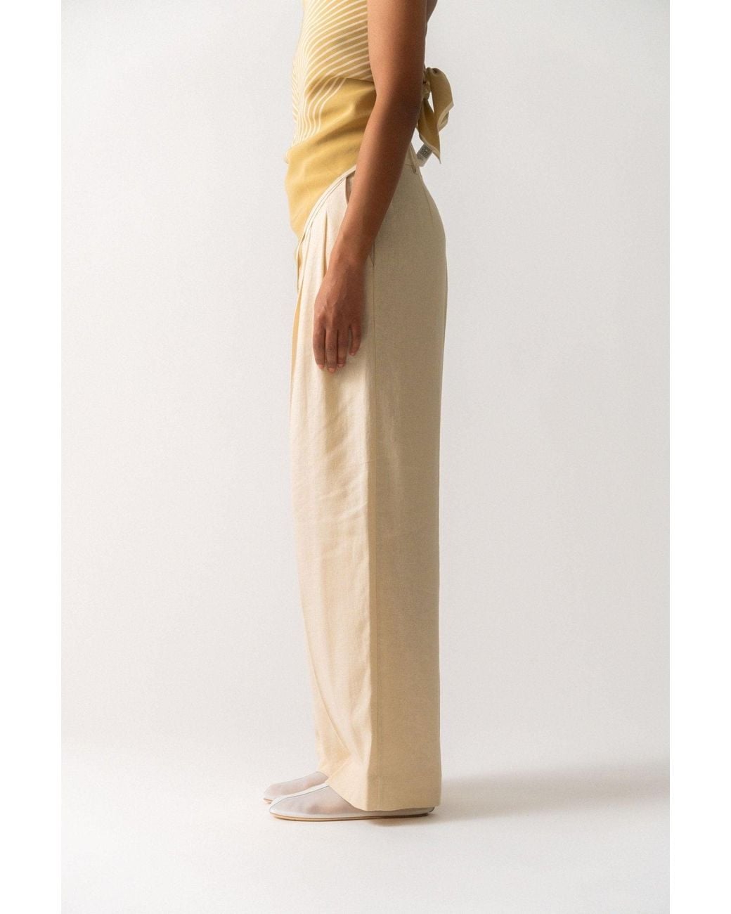 By Malene Birger Natural Cymbaria Trousers