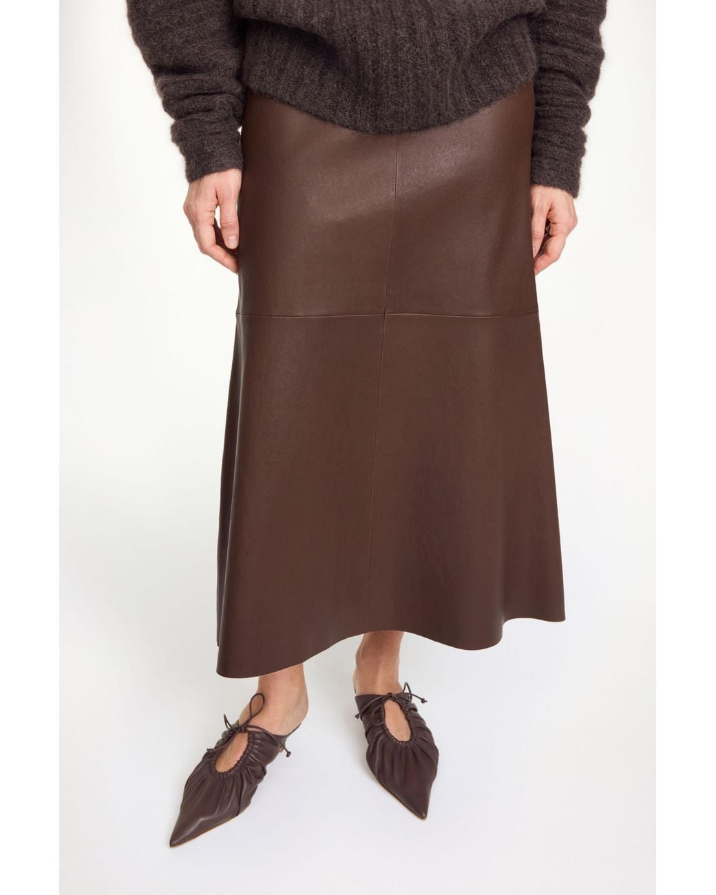 By Malene Birger Brown Simoas Skirt