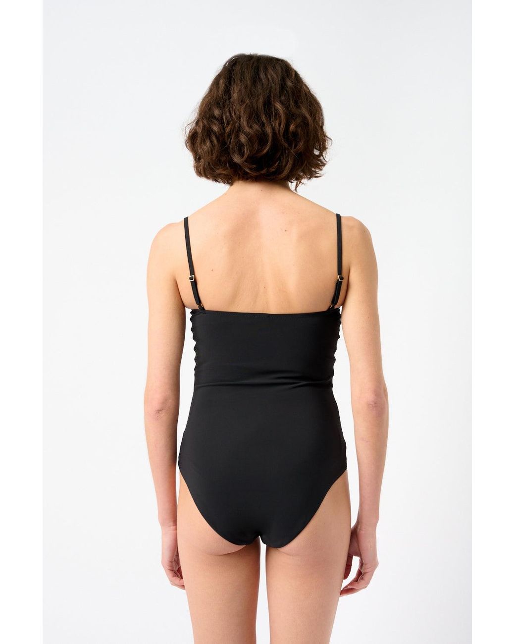 Totême Black Bra Swimsuit