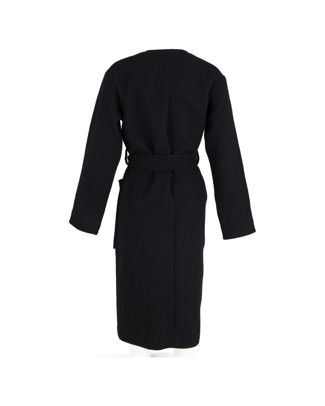 Céline Black Belted Coat