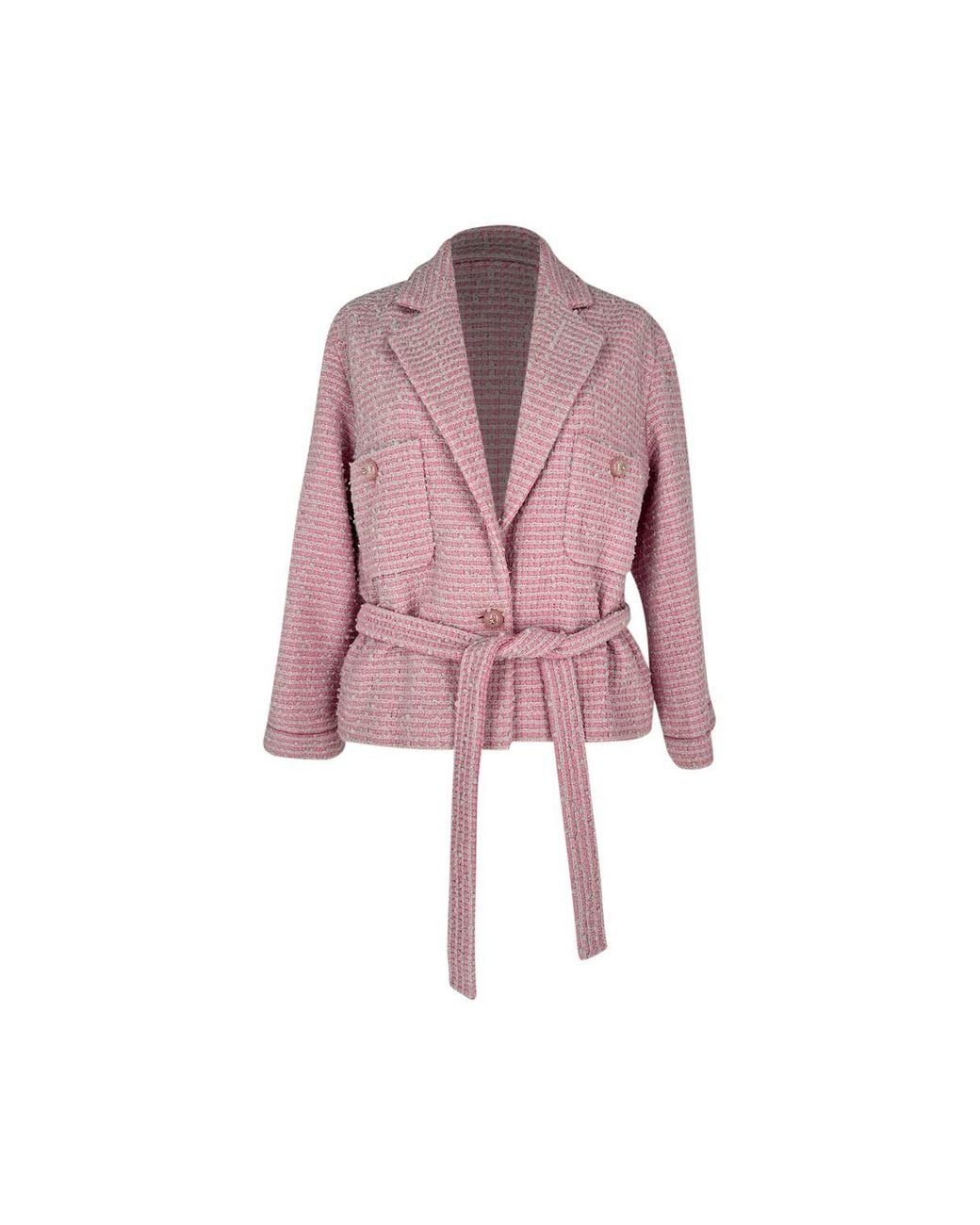 Chanel Pink Tweed Jacket