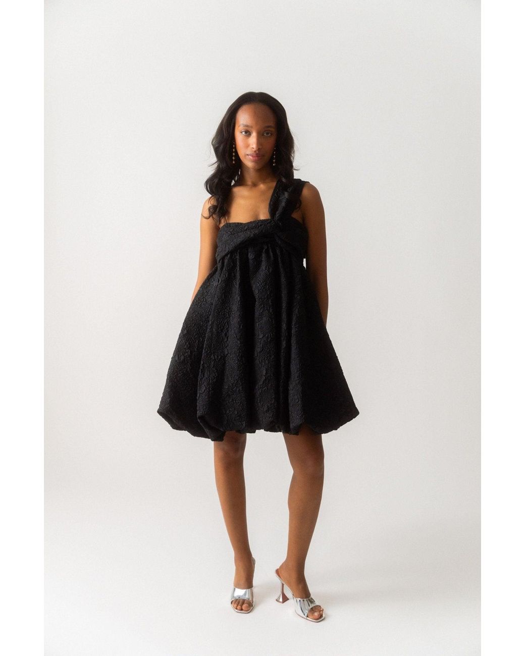 CECILIE BAHNSEN Black Victoria Dress