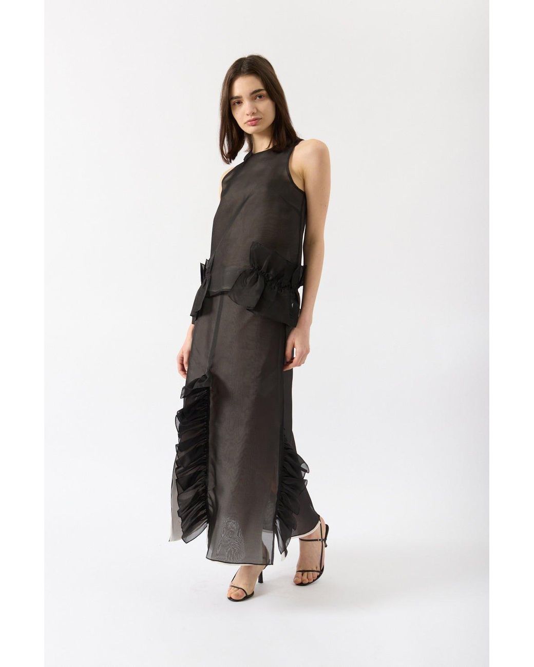 BITE STUDIOS Black Frill Top