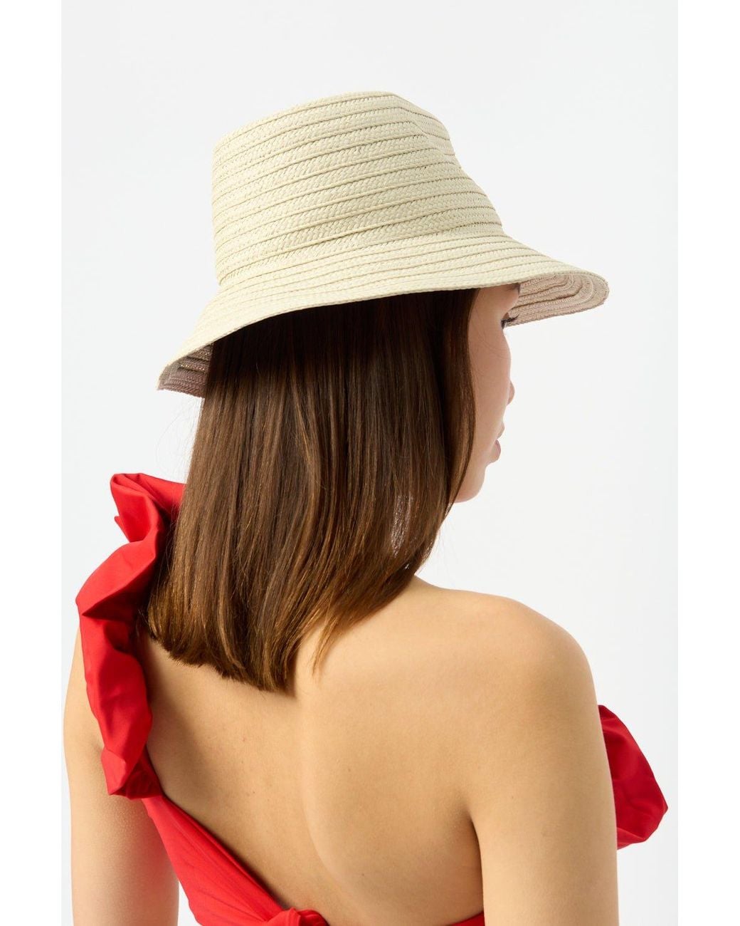 Totême Red Panama Hat