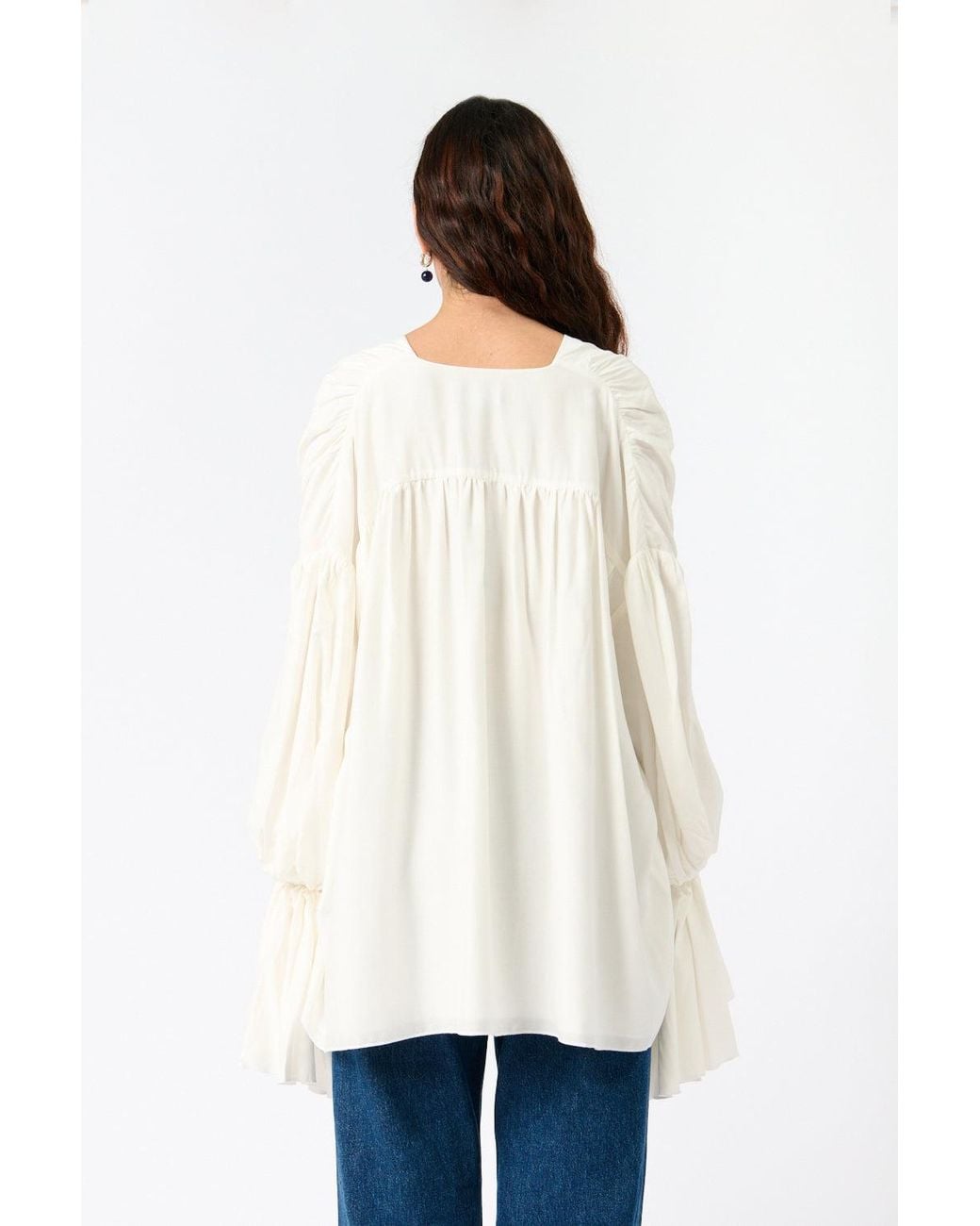 7 For All Mankind White The Ariel Shirt