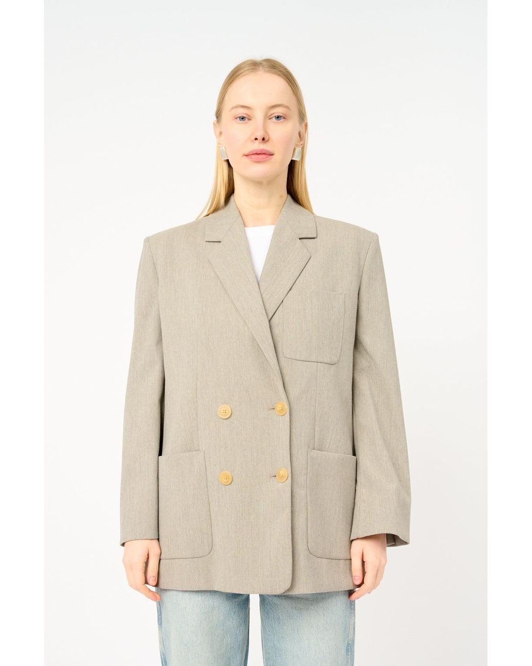 By Malene Birger Natural Railey Blazer