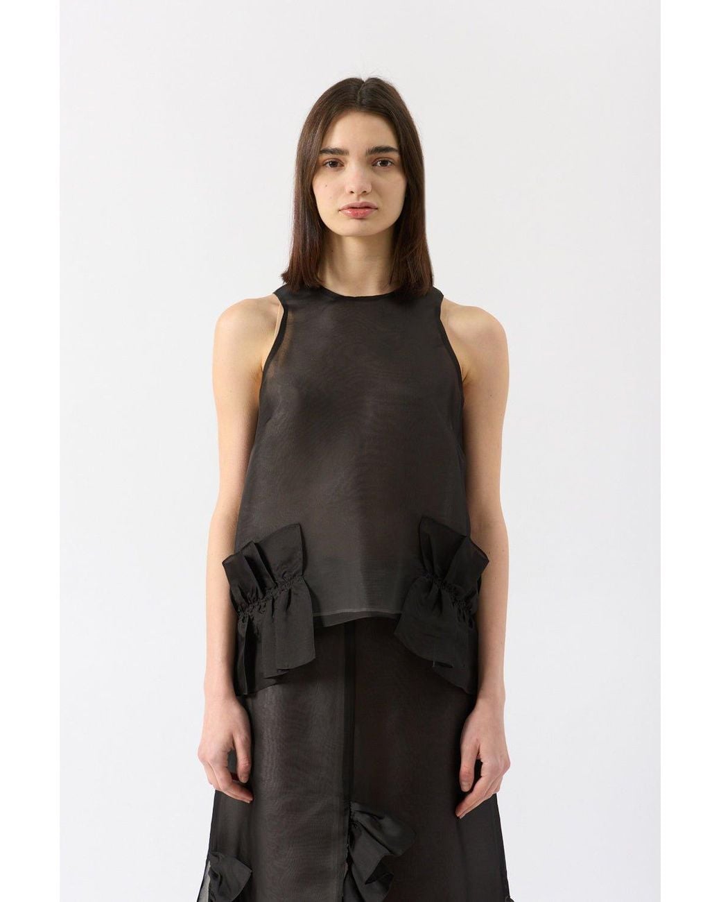 BITE STUDIOS Black Frill Top