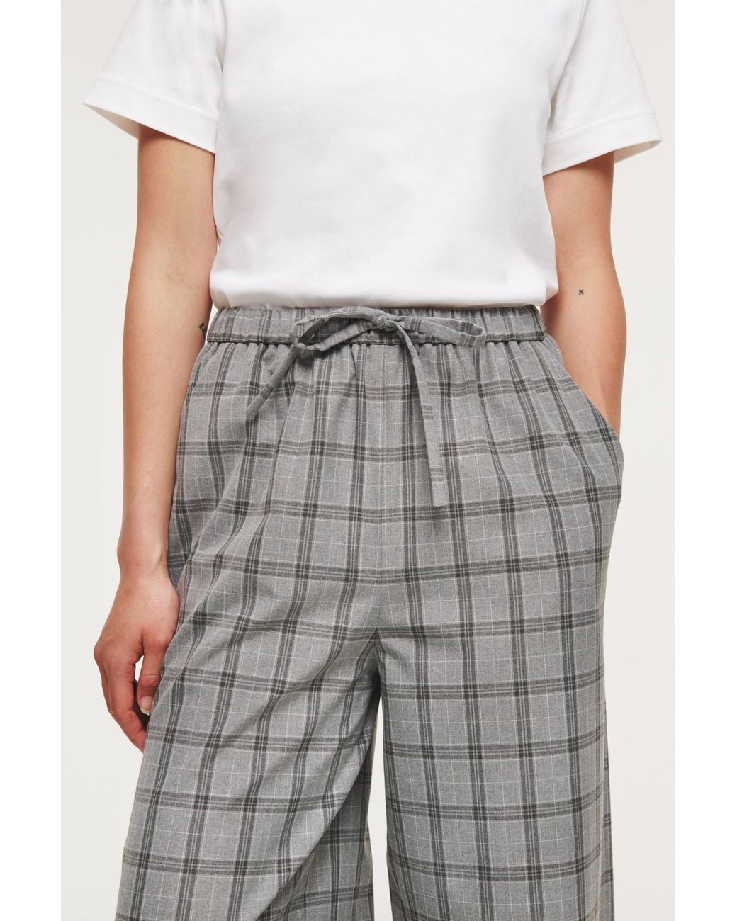 ALIGNE Gray Dariel Drawstring Trouser