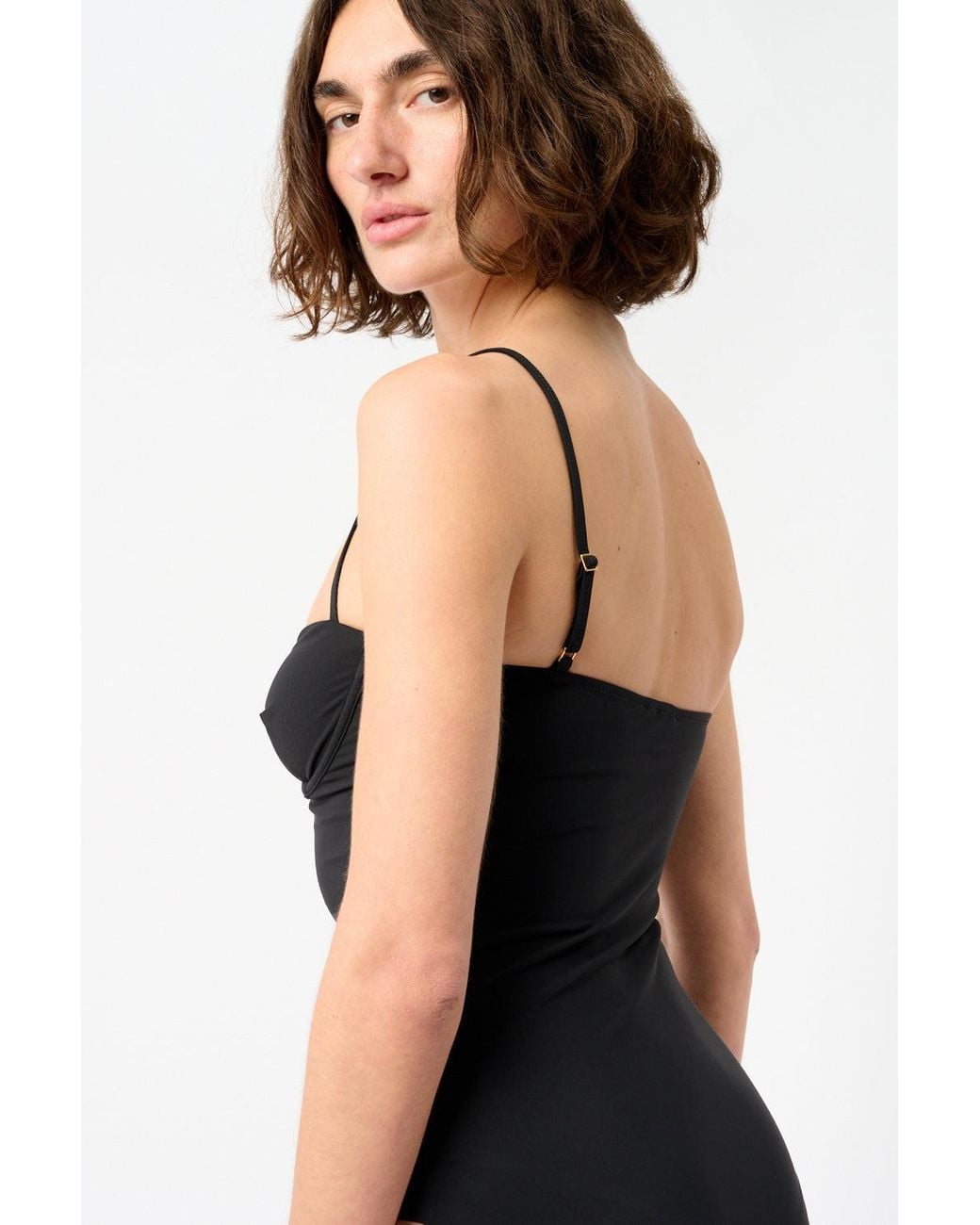 Totême Black Bra Swimsuit