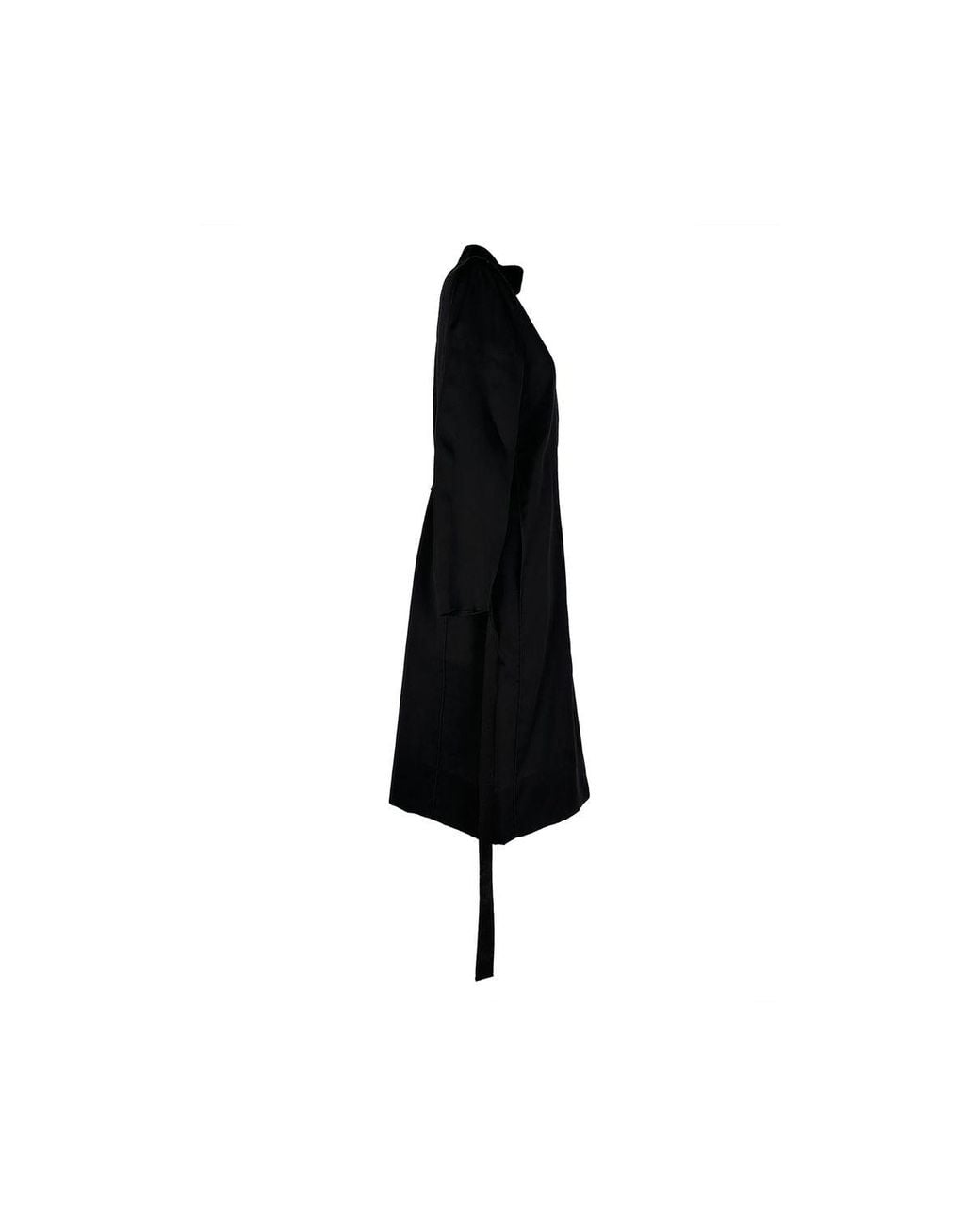 Dolce & Gabbana Black Dolce & Gabbana Belted Trench Coat