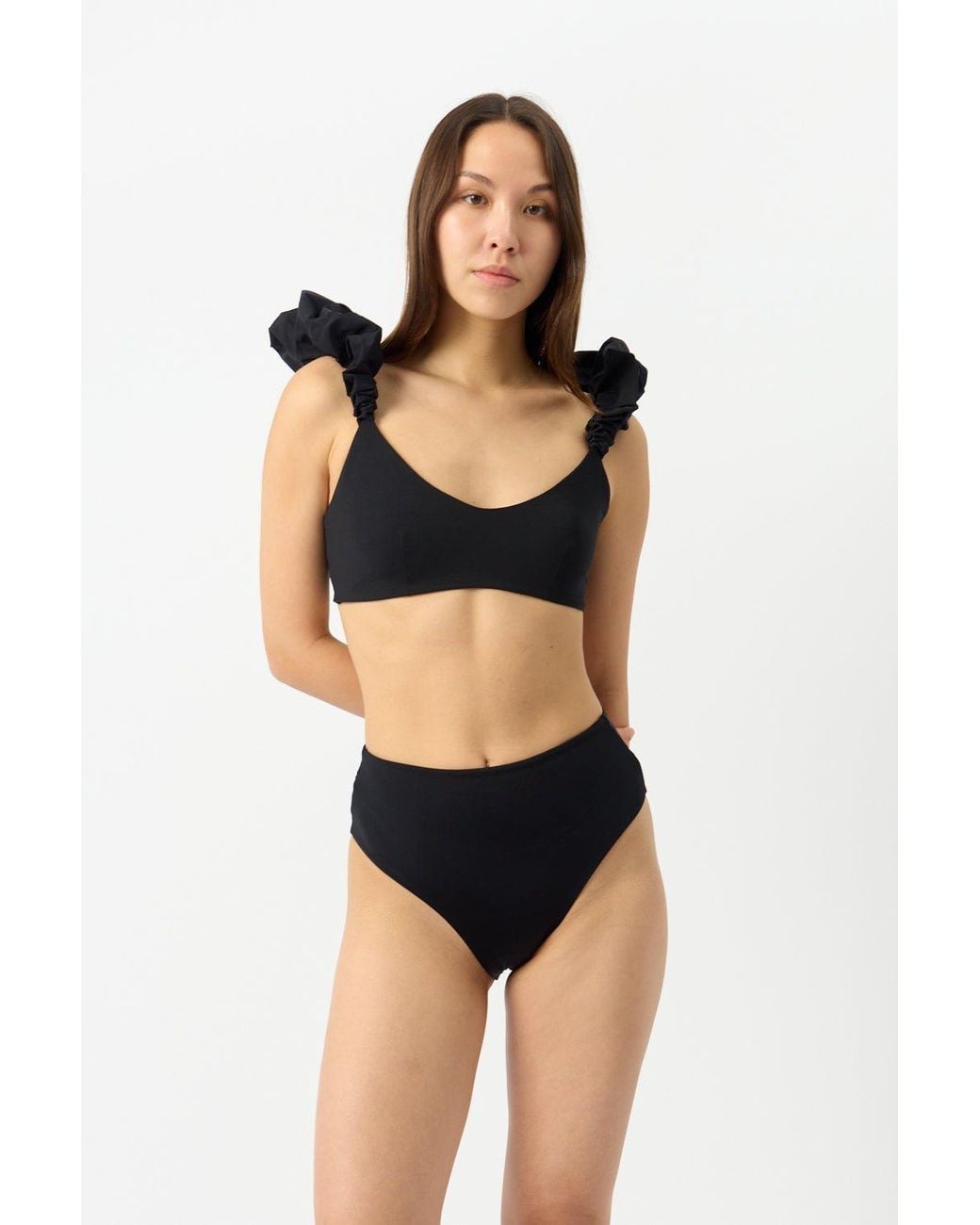 Maygel Coronel Black Cotta Bikini