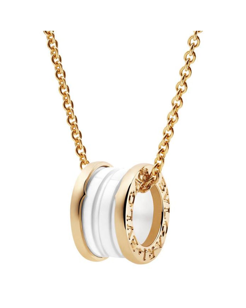 BVLGARI 18k Pink Gold \u0026 White Ceramic 