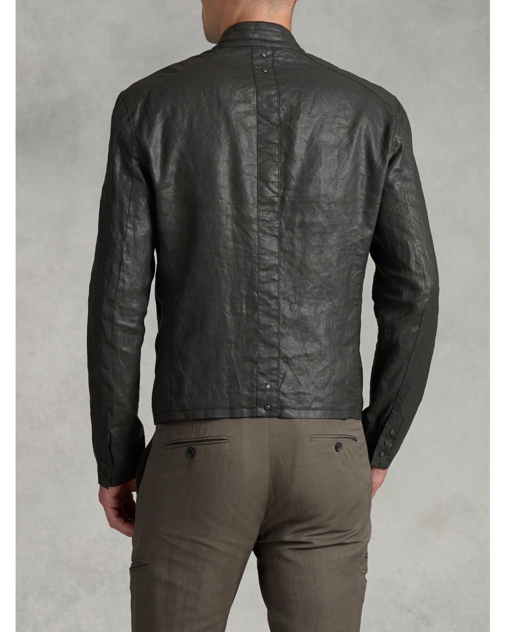 John varvatos top linen jacket