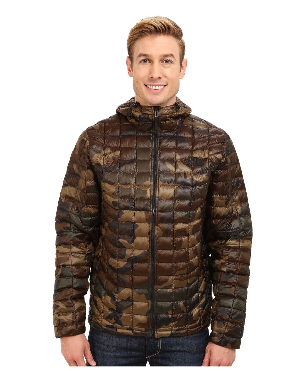 north face orange down jacket