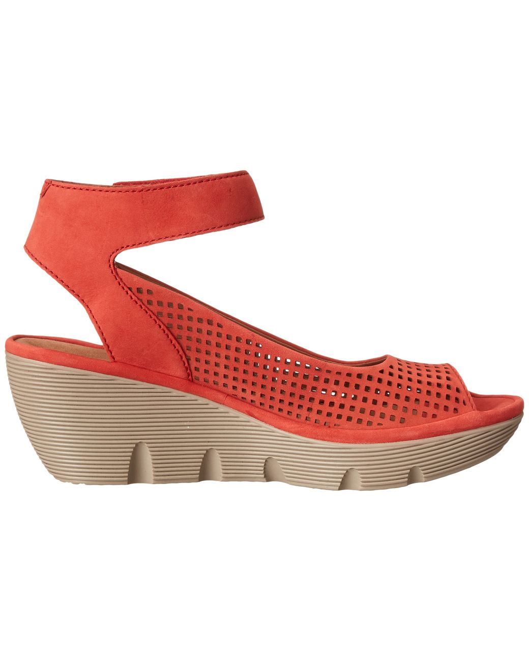 Clarks Clarene Prima in Red | Lyst