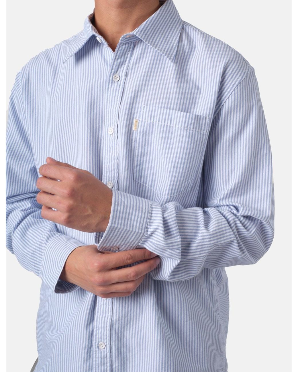 BHODE White Box Oxford Shirt for men