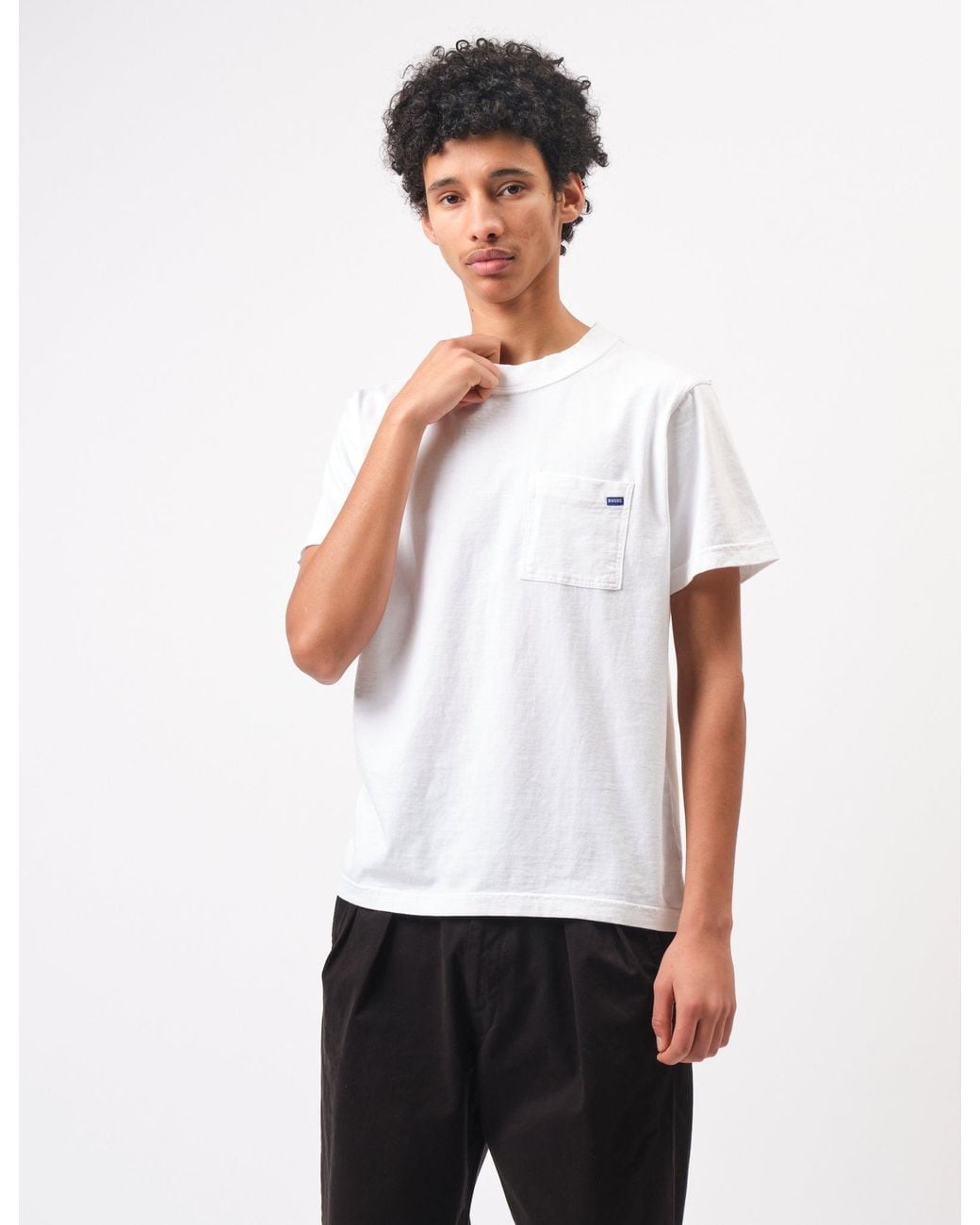 BHODE White Everyday Pocket T-Shirt for men