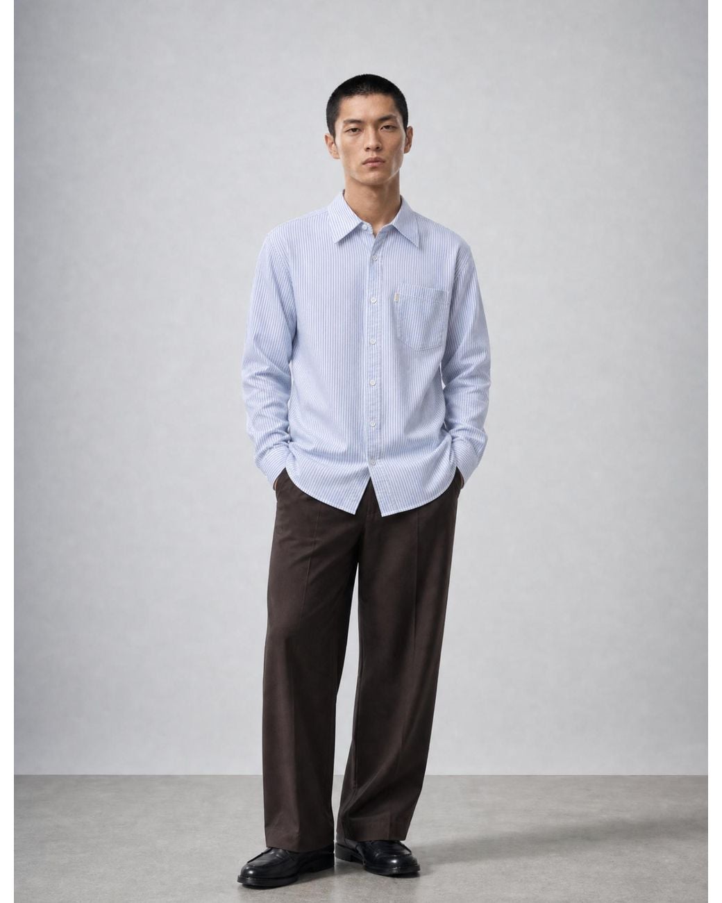 BHODE White Box Oxford Shirt for men