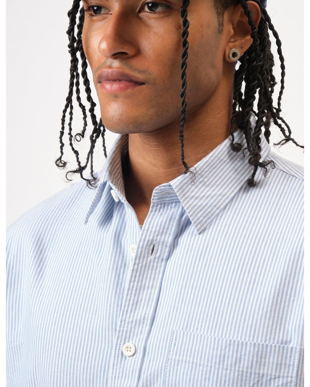 BHODE White Box Oxford Shirt for men